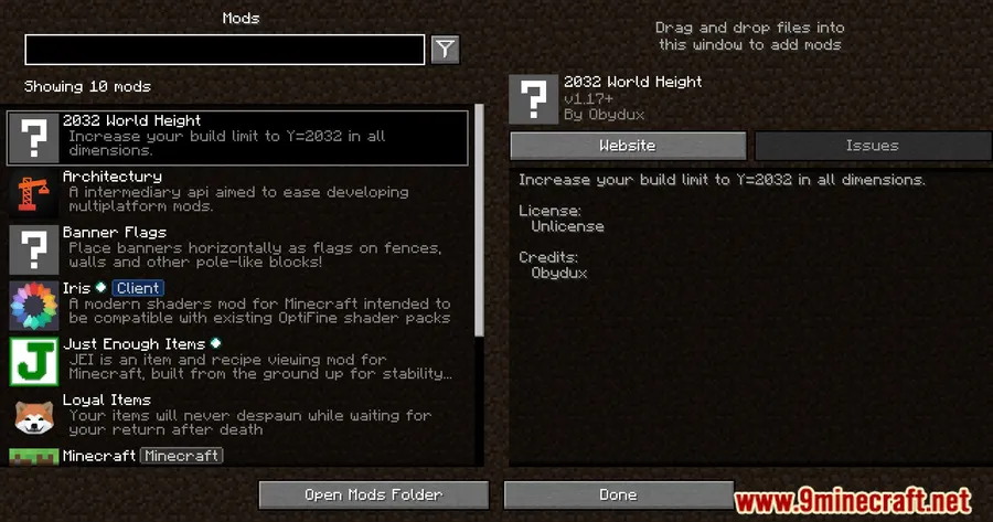 2032 World Height Mod screenshot 1