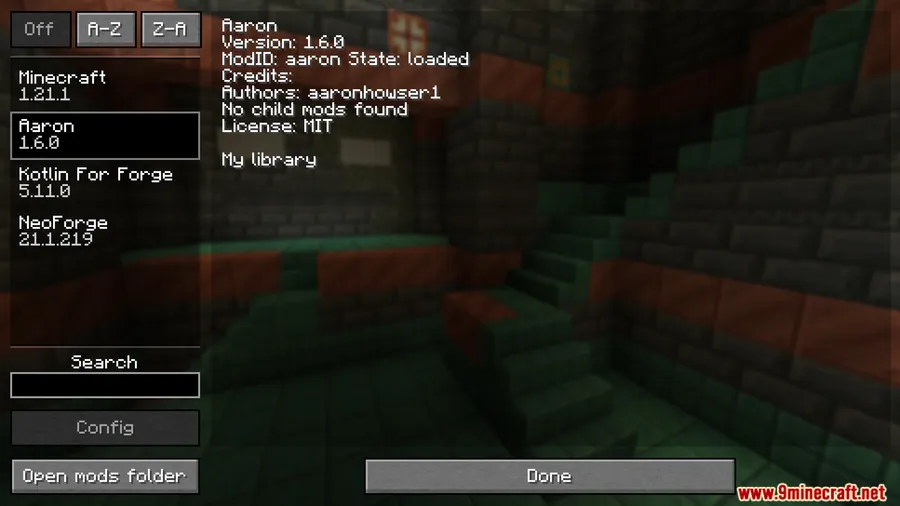 Aaron Mod screenshot 1