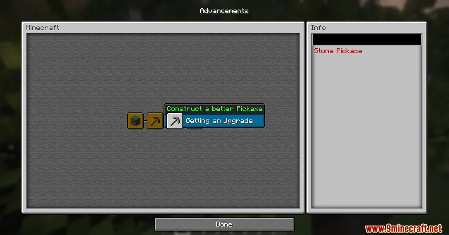 AdvancementInfo Update Mod screenshot 3 showing mod in action