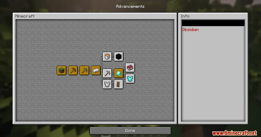AdvancementInfo Update Mod screenshot 4 showing mod in action