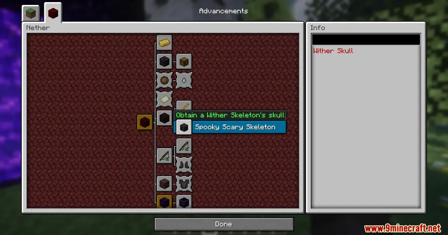 AdvancementInfo Update Mod screenshot 8 showing mod in action