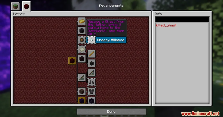 AdvancementInfo Update Mod screenshot 9 showing mod in action