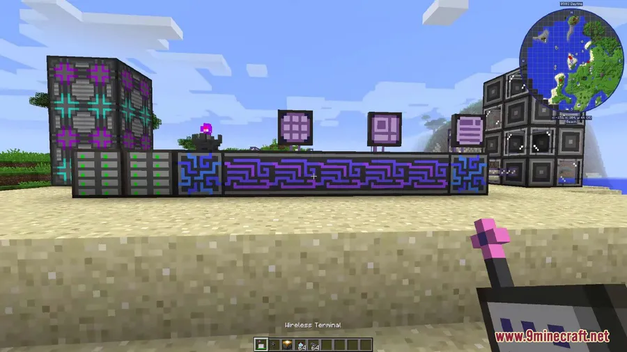 Applied Energistics 2 Wireless Terminals Mod screenshot 6 showing mod in action