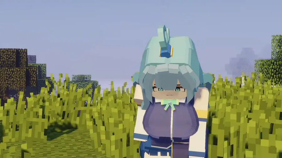 Aqua Model – Custom Girl for PleasureCraft Mod screenshot 10 showing mod in action