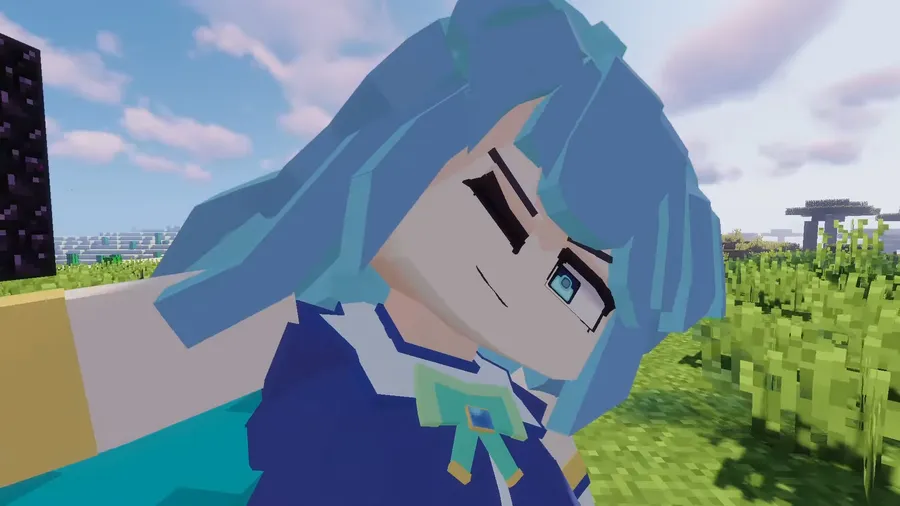 Aqua Model – Custom Girl for PleasureCraft Mod screenshot 5 showing mod in action