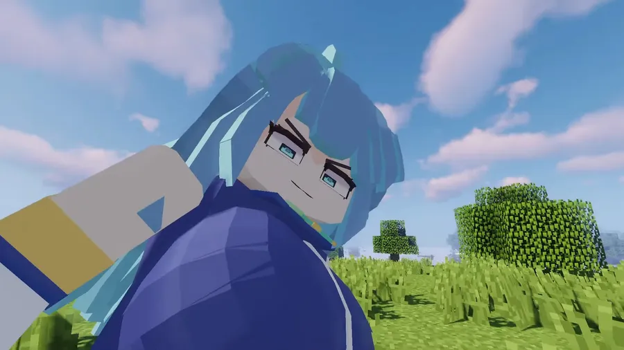 Aqua Model – Custom Girl for PleasureCraft Mod screenshot 7 showing mod in action