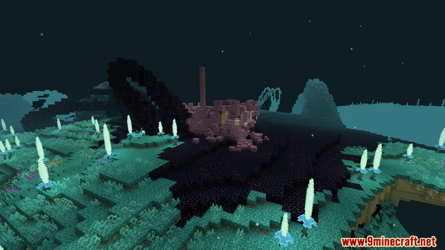 BetterEnd Crashed Ships Tweaks Mod screenshot 6 showing mod in action