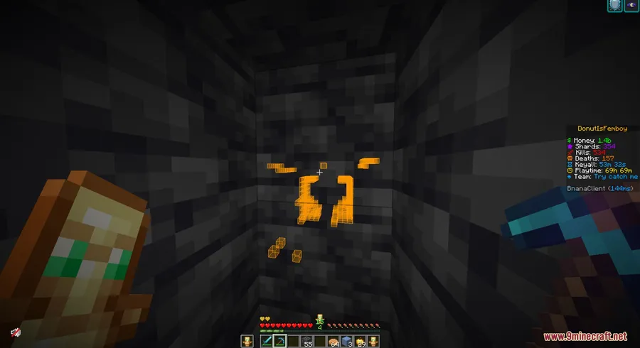 Bnana Client Mod screenshot 10 showing mod in action