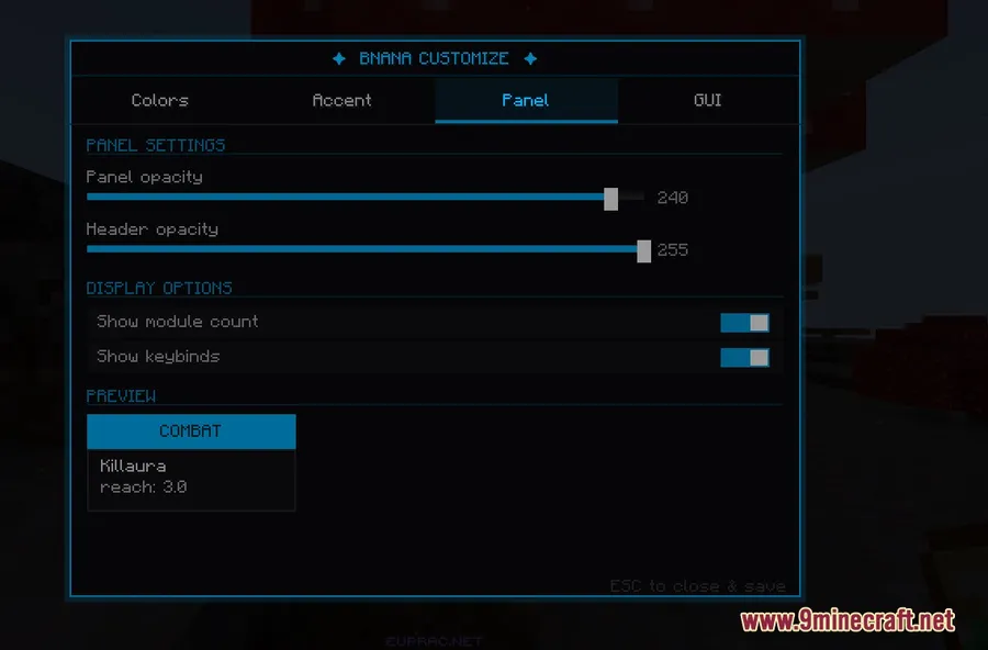 Bnana Client Mod screenshot 4 showing mod in action