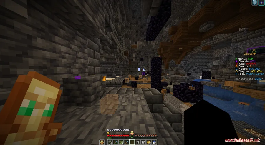 Bnana Client Mod screenshot 9 showing mod in action