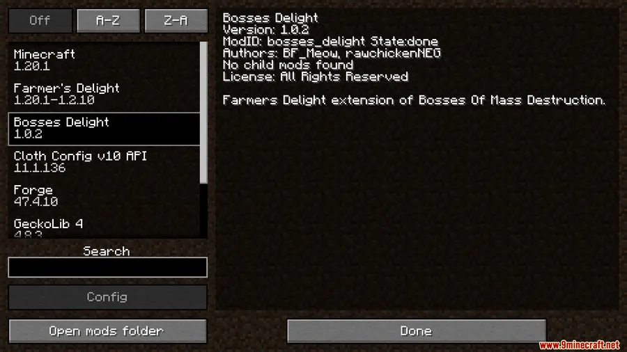 Bosses Delight Mod screenshot 1