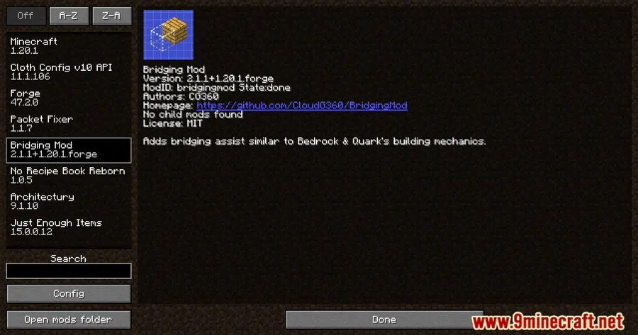 Bridging Mod screenshot 1