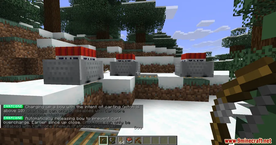 Cartcore Client Mod screenshot 6 showing mod in action