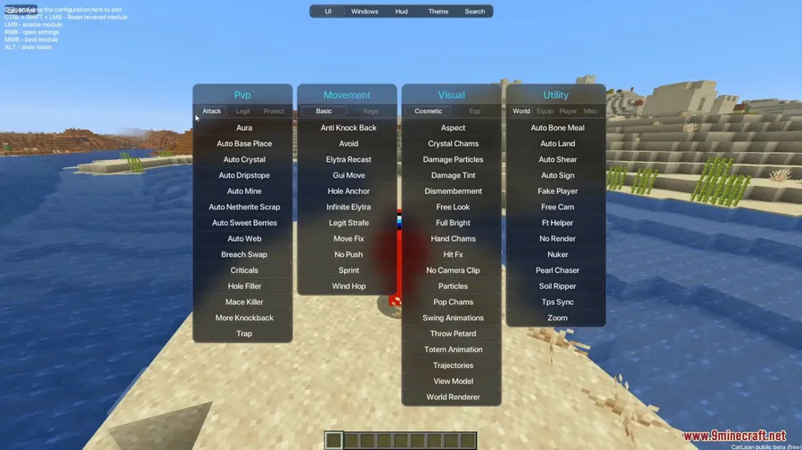 CatLean Client Mod screenshot 4 showing mod in action
