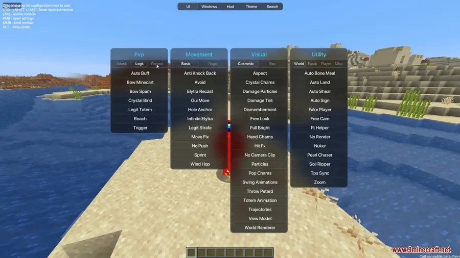 CatLean Client Mod screenshot 5 showing mod in action