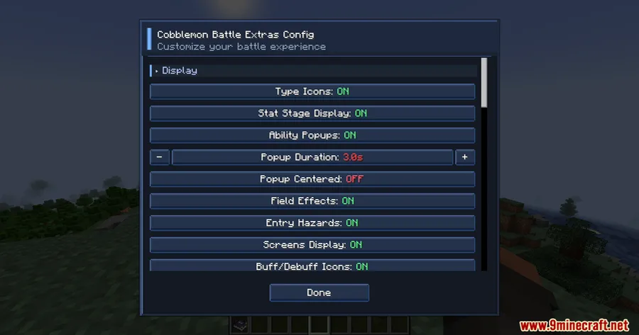Cobblemon Battle Extras Mod screenshot 2