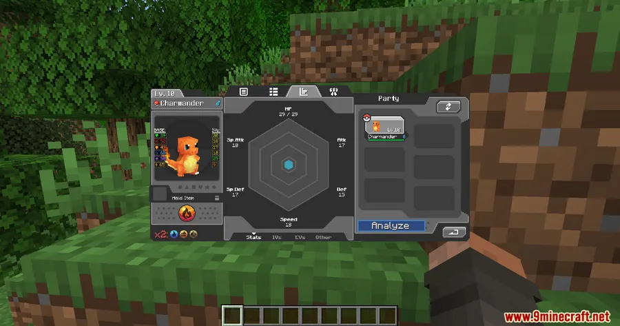 Cobblemon Party Extras Mod screenshot 4