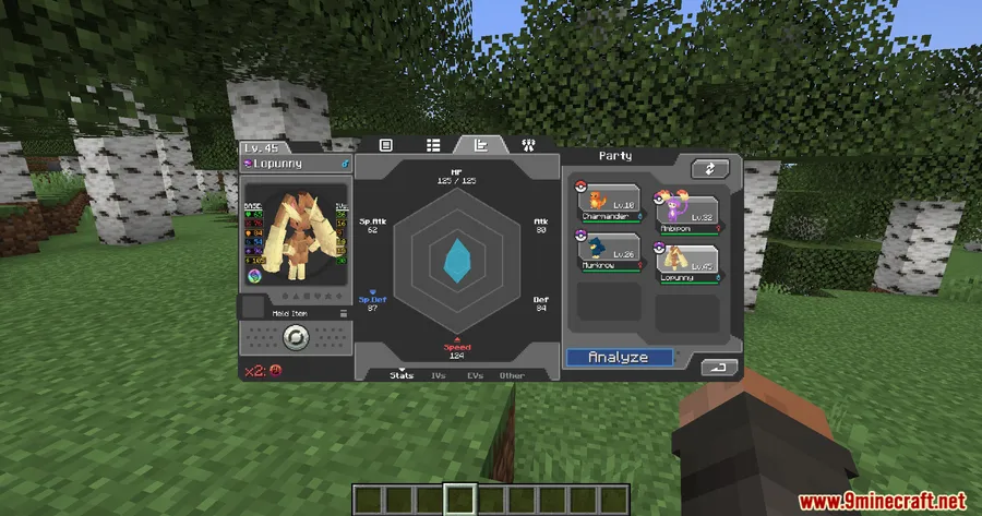 Cobblemon Party Extras Mod screenshot 9