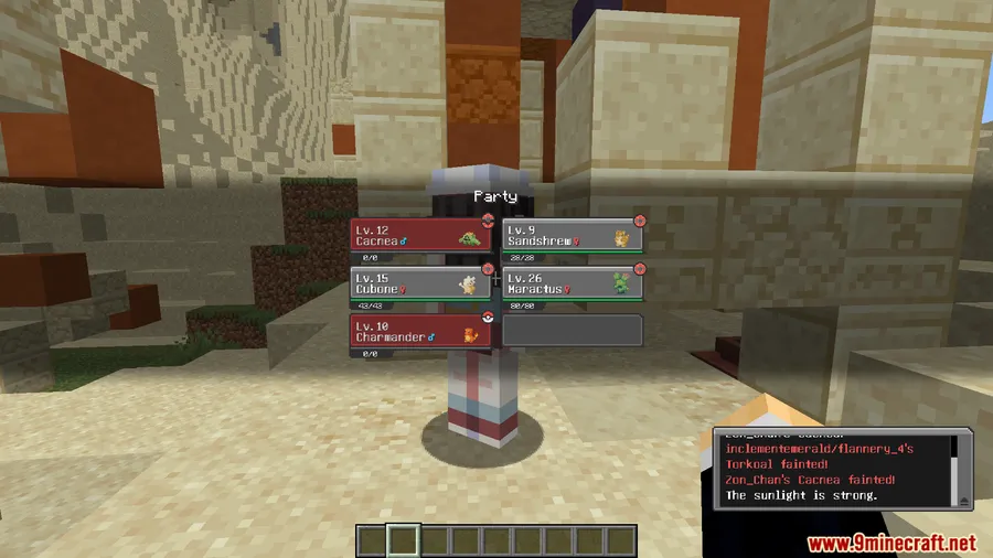 Cobblemon Trainer Battle Mod screenshot 13 showing mod in action