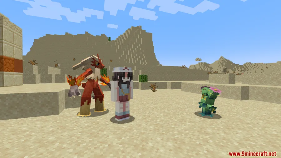 Cobblemon Trainer Battle Mod screenshot 14 showing mod in action