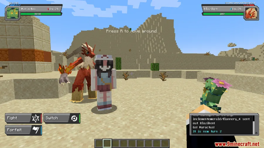 Cobblemon Trainer Battle Mod screenshot 15 showing mod in action