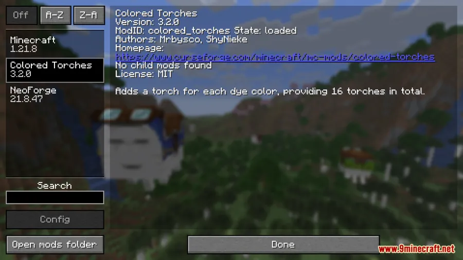 Colored Torches Mod screenshot 1