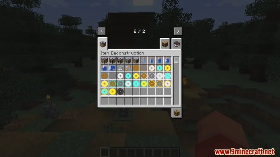 Corail Deconstruction Table Mod screenshot 3