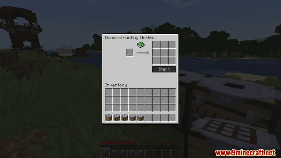 Corail Deconstruction Table Mod screenshot 5