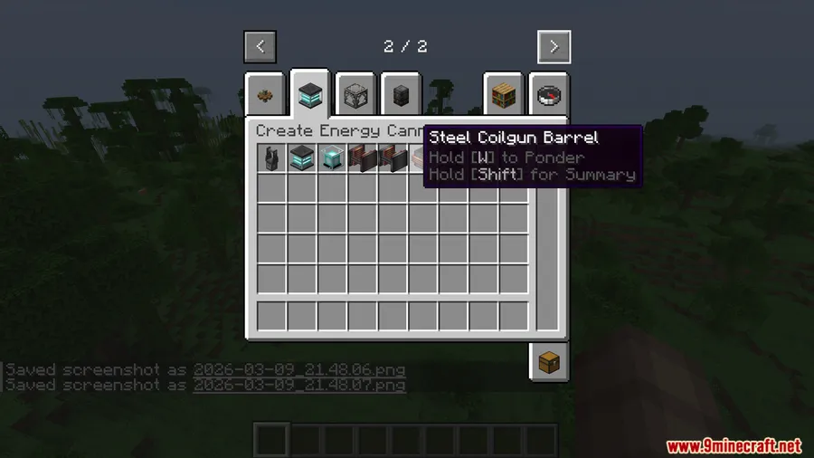 Create Energy Cannons Mod screenshot 4 showing mod in action