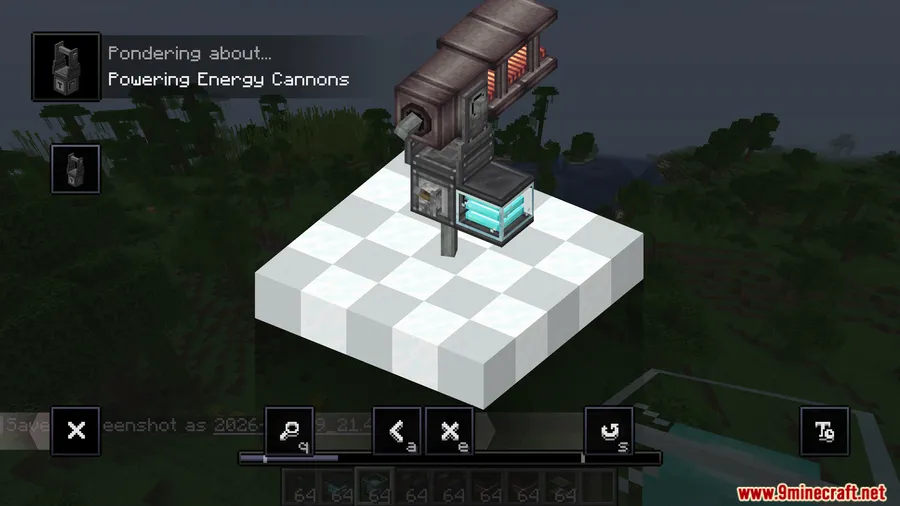 Create Energy Cannons Mod screenshot 8 showing mod in action