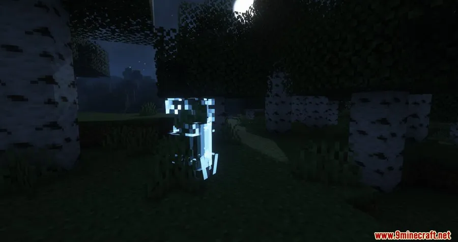 Creeper Firework Mod screenshot 5 showing mod in action