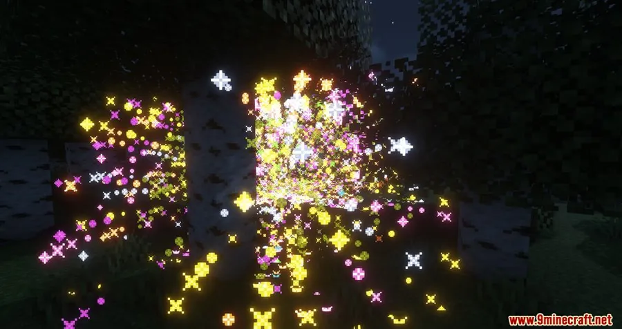 Creeper Firework Mod screenshot 8 showing mod in action