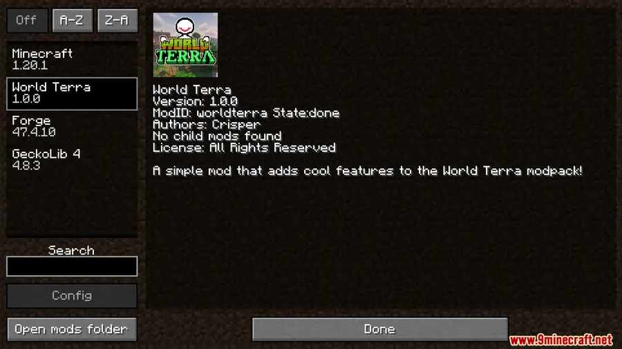 Crispers World Terra Content Mod screenshot 1 showing mod in action