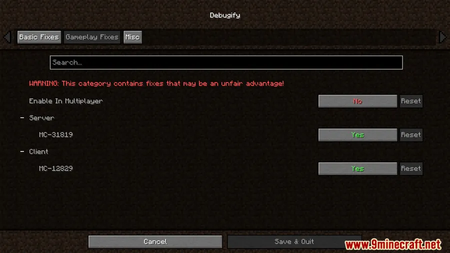 Debugify Reforged Mod screenshot 4 showing mod in action
