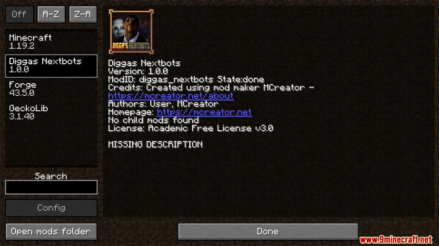 Diggas Nextbots Mod screenshot 1