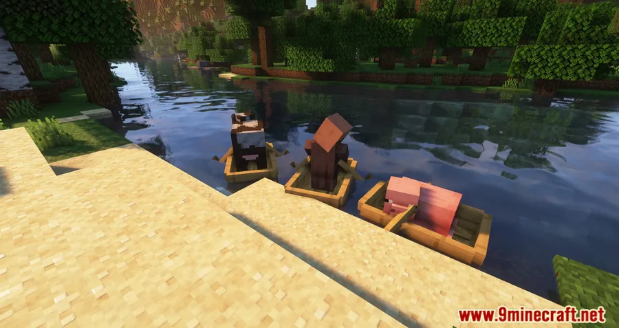 Dismount Entity Mod screenshot 2 showing mod in action