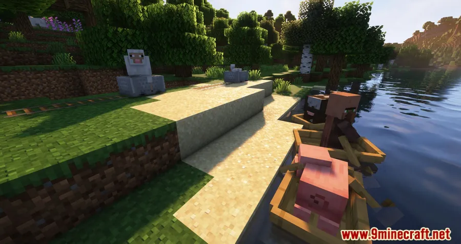 Dismount Entity Mod screenshot 3 showing mod in action