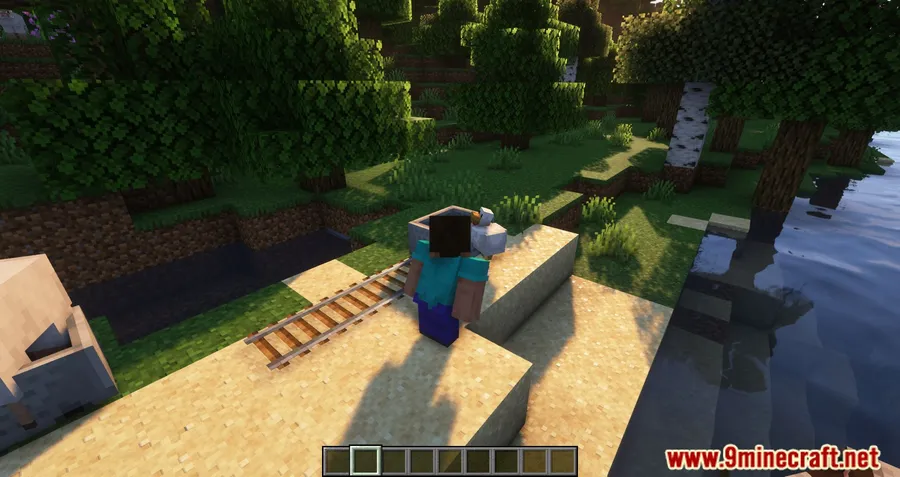 Dismount Entity Mod screenshot 5 showing mod in action