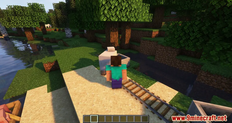 Dismount Entity Mod screenshot 7 showing mod in action