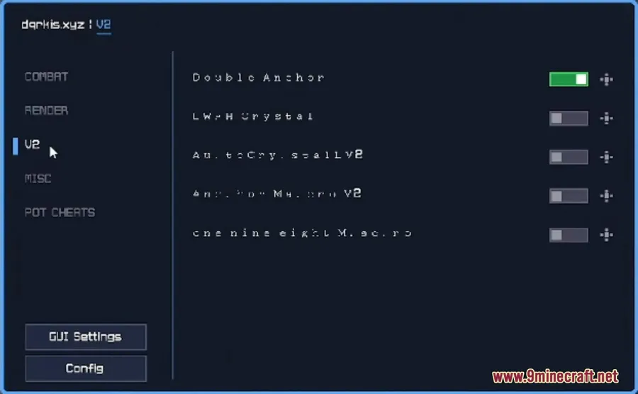 Dqrkis Client Mod screenshot 4 showing mod in action
