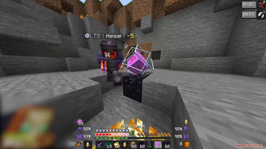 Dqrkis Client Mod screenshot 7 showing mod in action