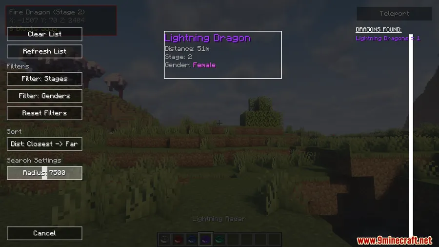 Dragon Radars Mod screenshot 8 showing mod in action