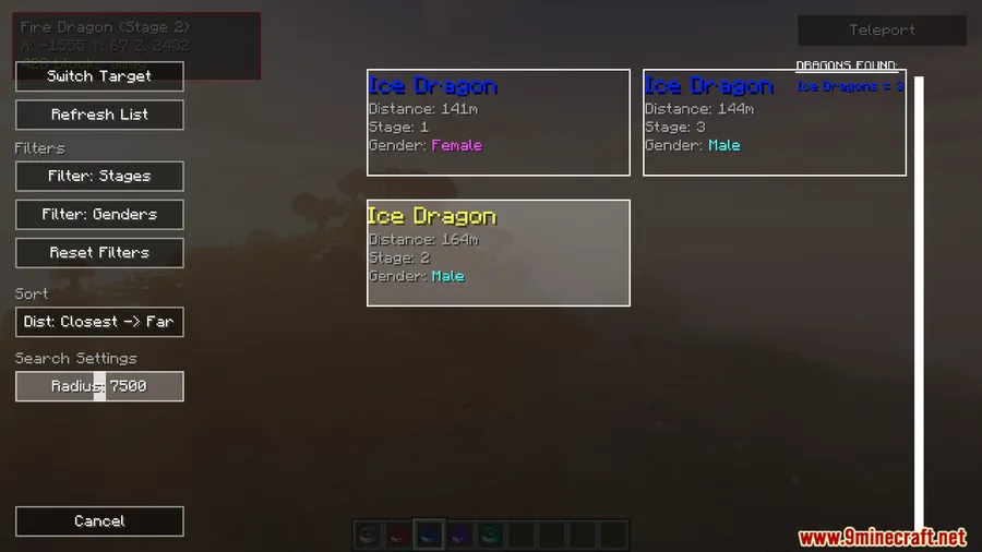 Dragon Radars Mod screenshot 10 showing mod in action