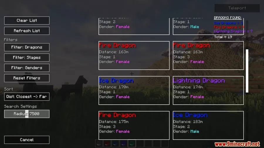Dragon Radars Mod screenshot 14 showing mod in action