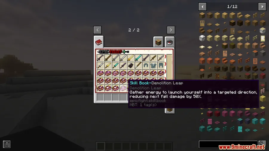 Epic Fight SkillBook Description Mod screenshot 3