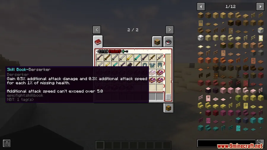 Epic Fight SkillBook Description Mod screenshot 4