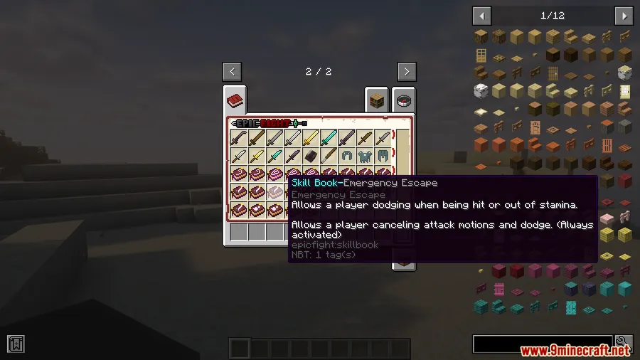 Epic Fight SkillBook Description Mod screenshot 6