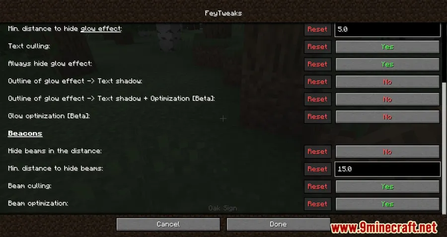 FeyTweaks Mod screenshot 3