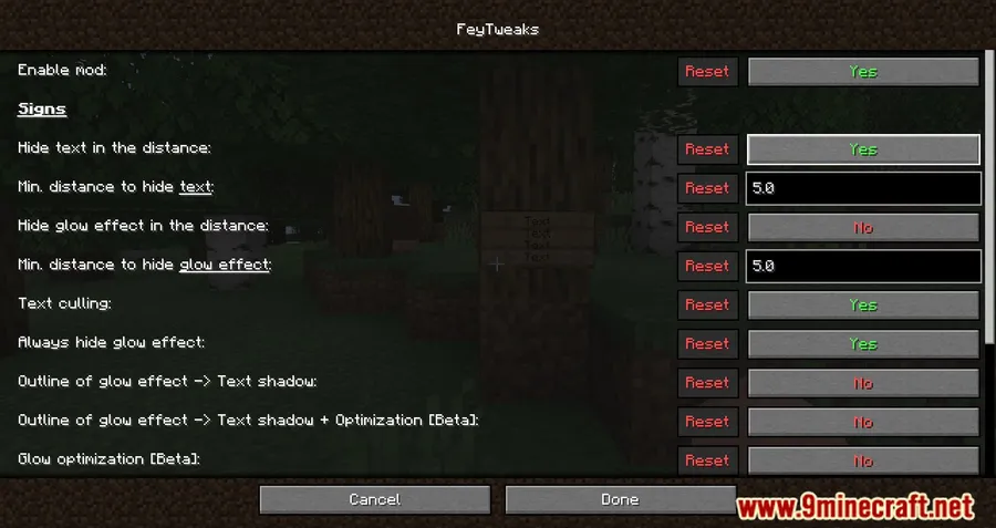 FeyTweaks Mod screenshot 4