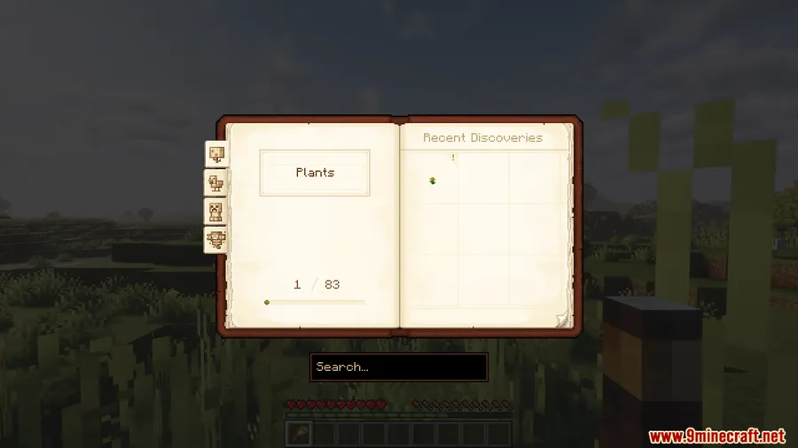Field Guide Mod screenshot 3 showing mod in action